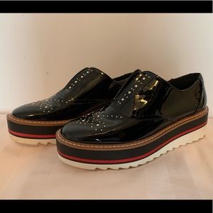 Women’s Black flat platform Zara shoes Never worn